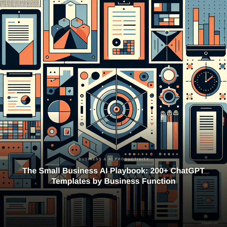 The Small Business AI Playbook: 200+ ChatGPT Templates by Business Function — AI-generated cover