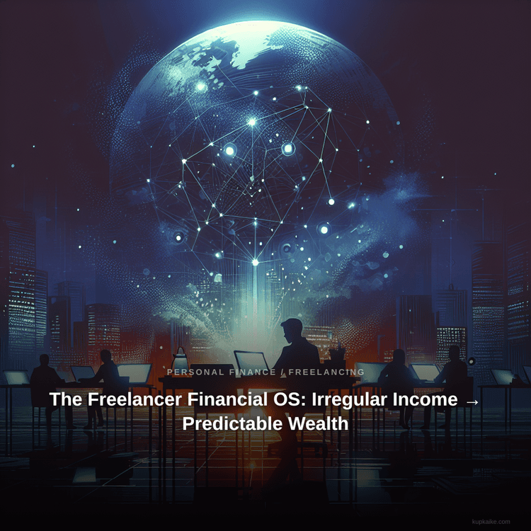 The Freelancer Financial OS: Irregular Income → Predictable Wealth — AI-generated cover