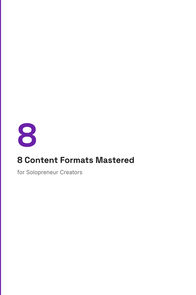 8 Content Formats Mastered
