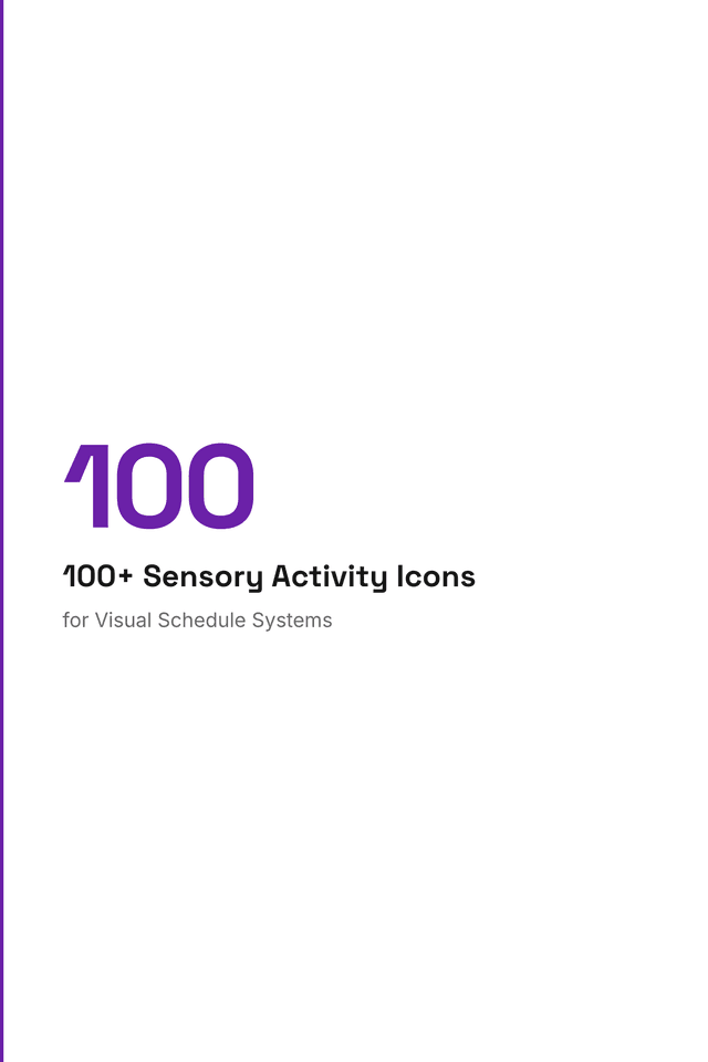 100+ Sensory Activity Icons