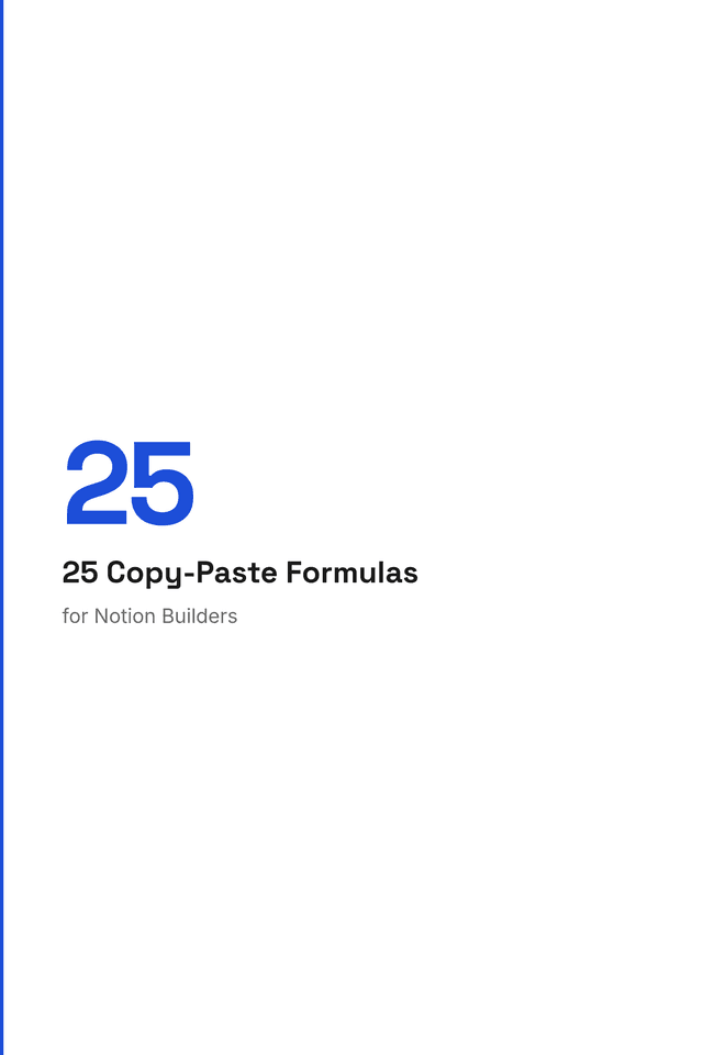25 Copy-Paste Formulas