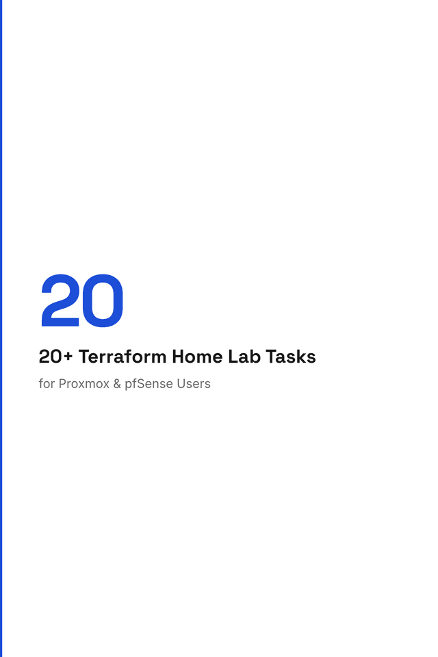 20+ Terraform Home Lab Tasks