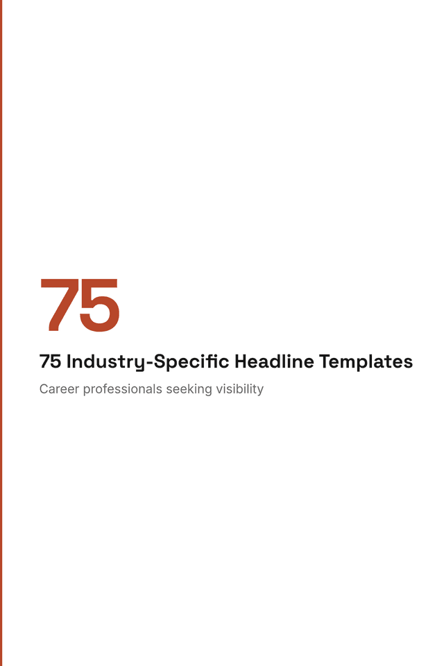 75 Industry-Specific Headline Templates