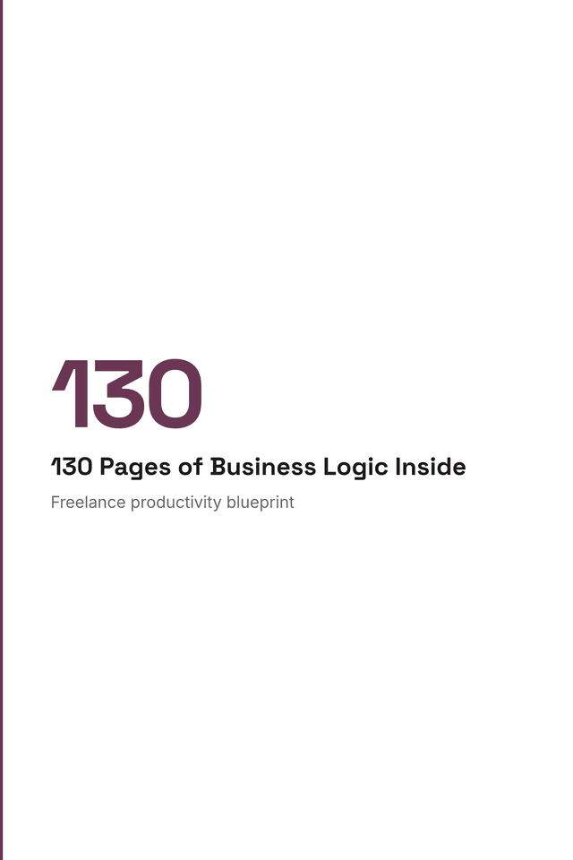 130 Pages of Business Logic Inside