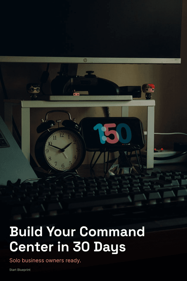 Build Your Command Center in 30 Days
