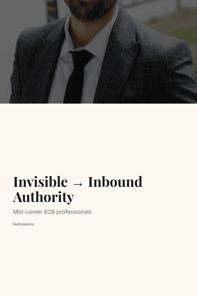 Invisible → Inbound Authority