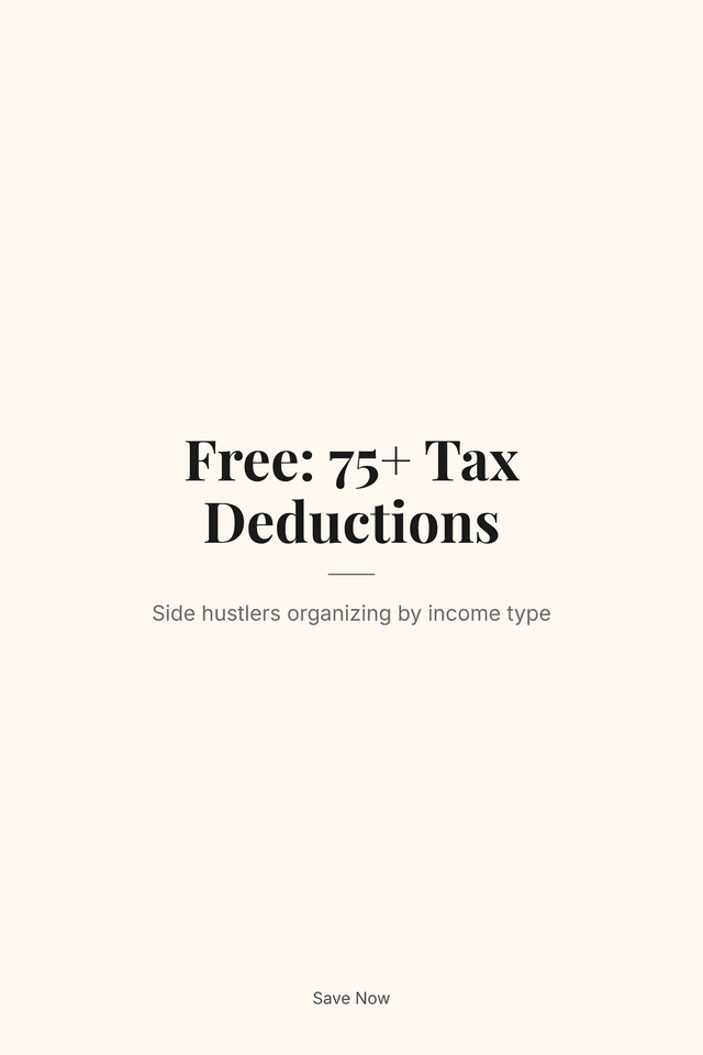 Free: 75+ Tax Deductions