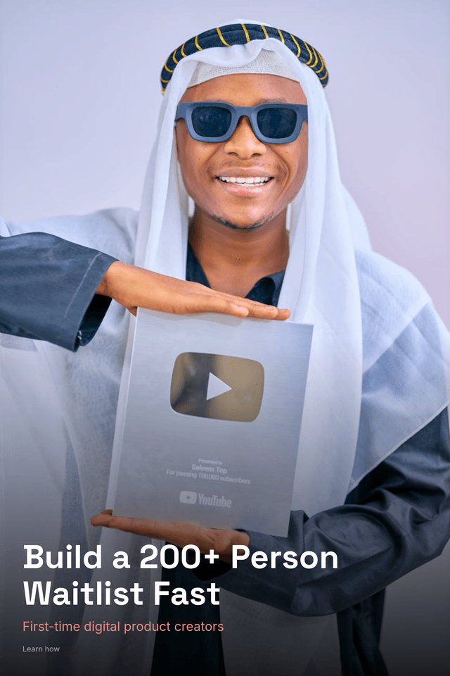 Build a 200+ Person Waitlist Fast