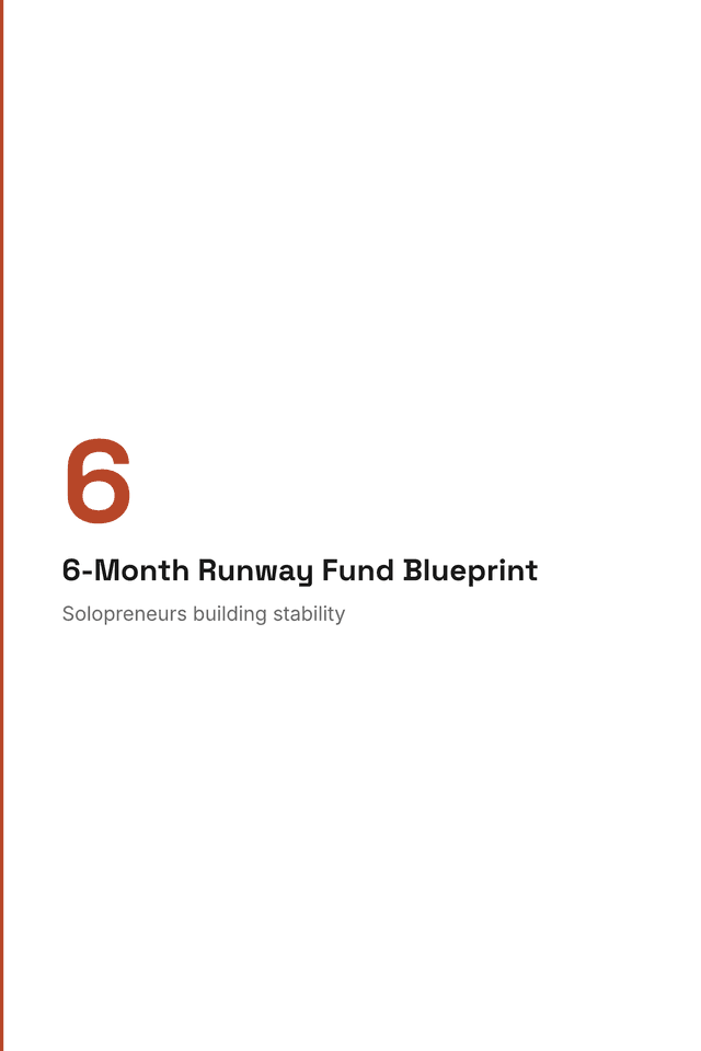 6-Month Runway Fund Blueprint