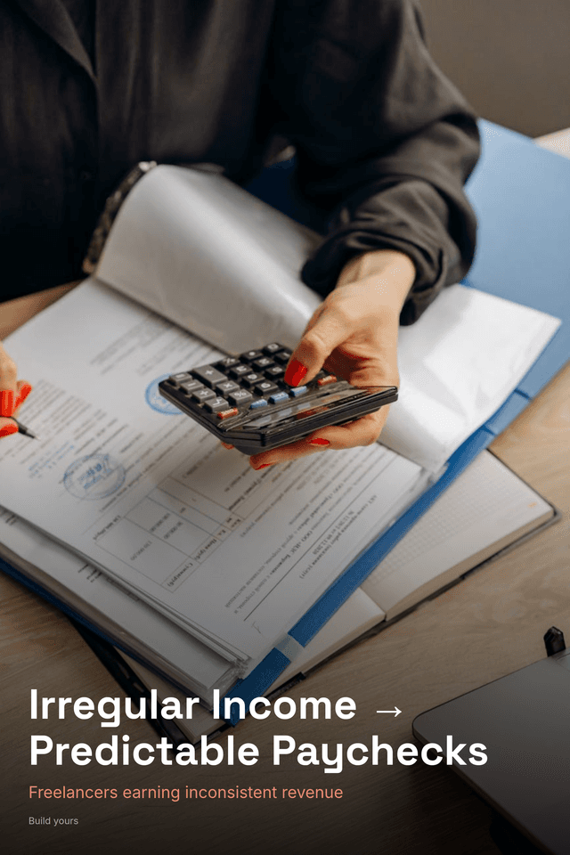 Irregular Income → Predictable Paychecks