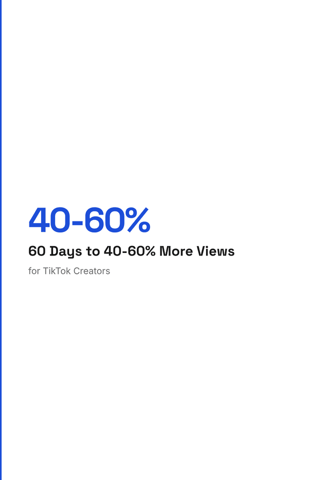 60 Days to 40-60% More Views