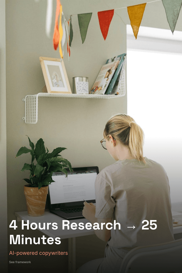 4 Hours Research → 25 Minutes