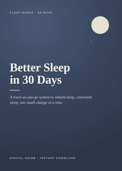 Marketplace cover for Better Sleep in 30 Days